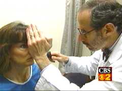 melanoma in eye exam